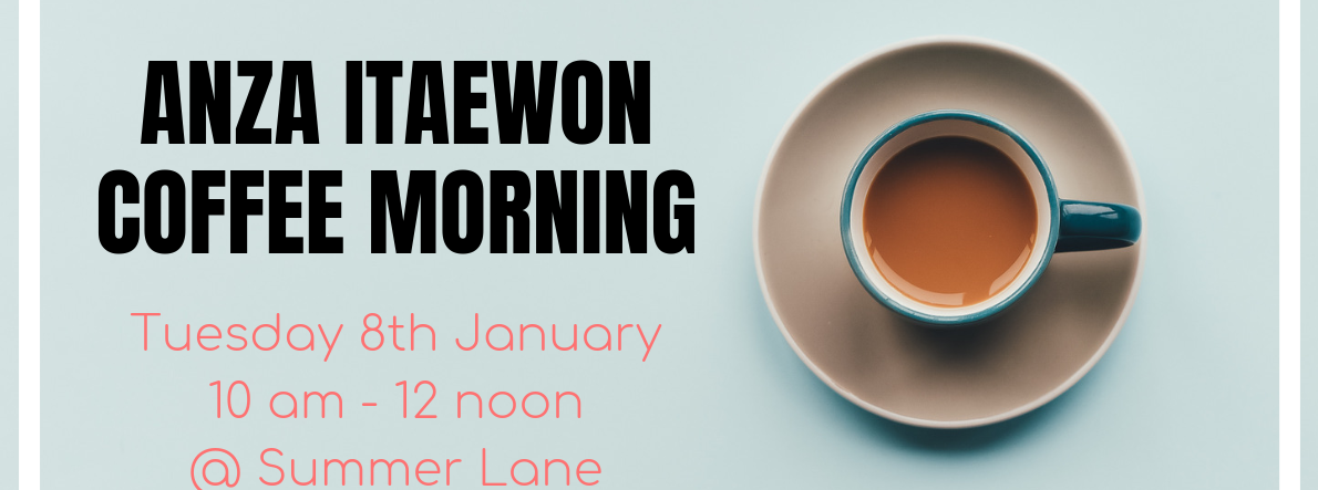 Coffee Morning Tuesday 8 January 2019