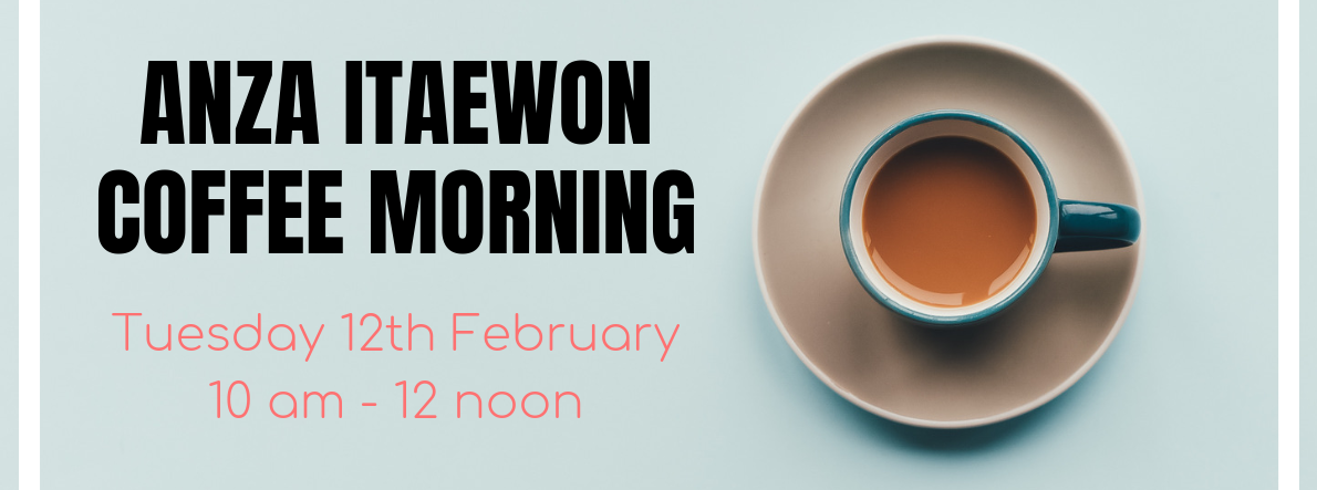Coffee Morning Tuesday 12 February 2019